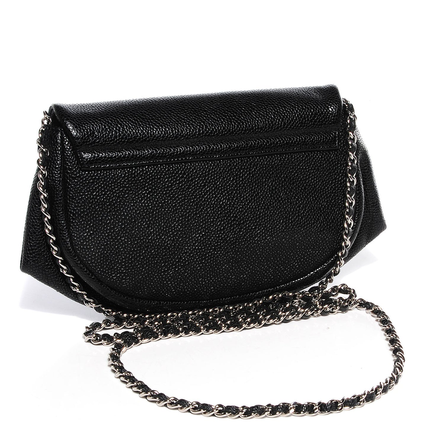Caviar Half Moon Wallet On Chain WOC Black