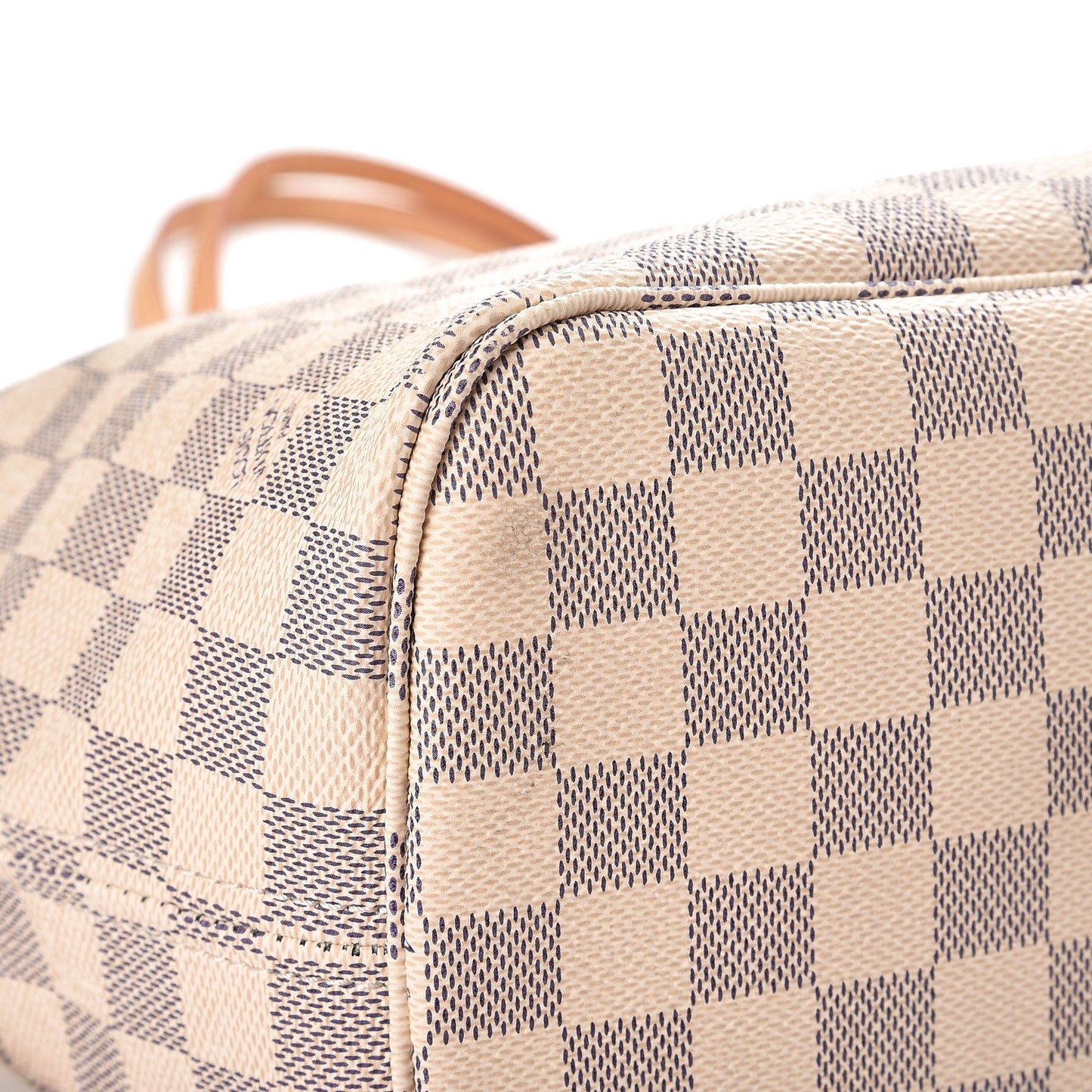 Damier Azur Neo Neverfull MM Rose Ballerine