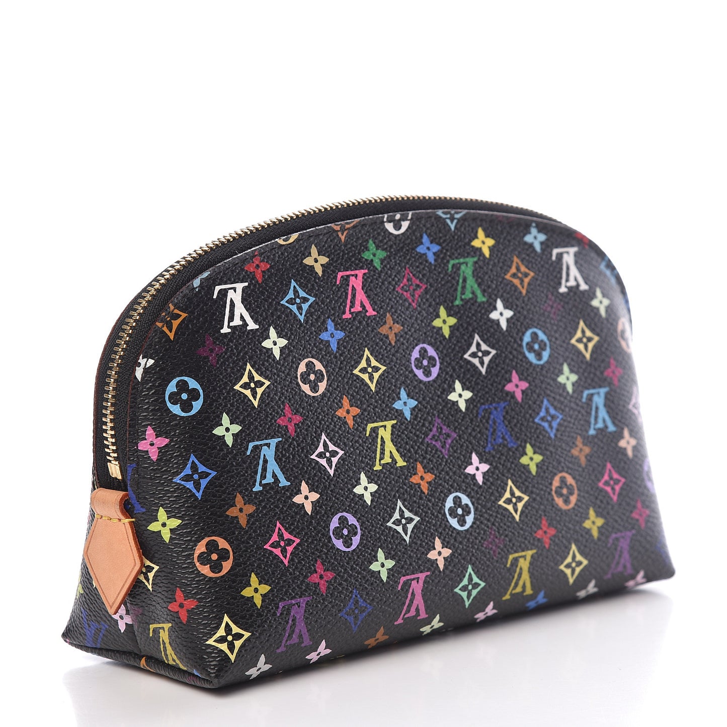 Monogram Multicolor Cosmetic Pouch Black Grenade