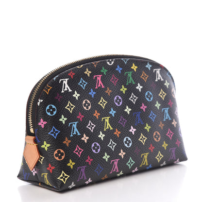 Louis Vuitton Monogram Multicolor Cosmetic Pouch Black Grenade 3 of 6