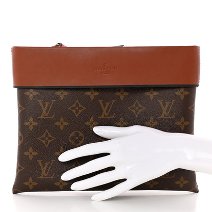 Louis Vuitton Monogram Tuileries Pochette Caramel 2 of 8