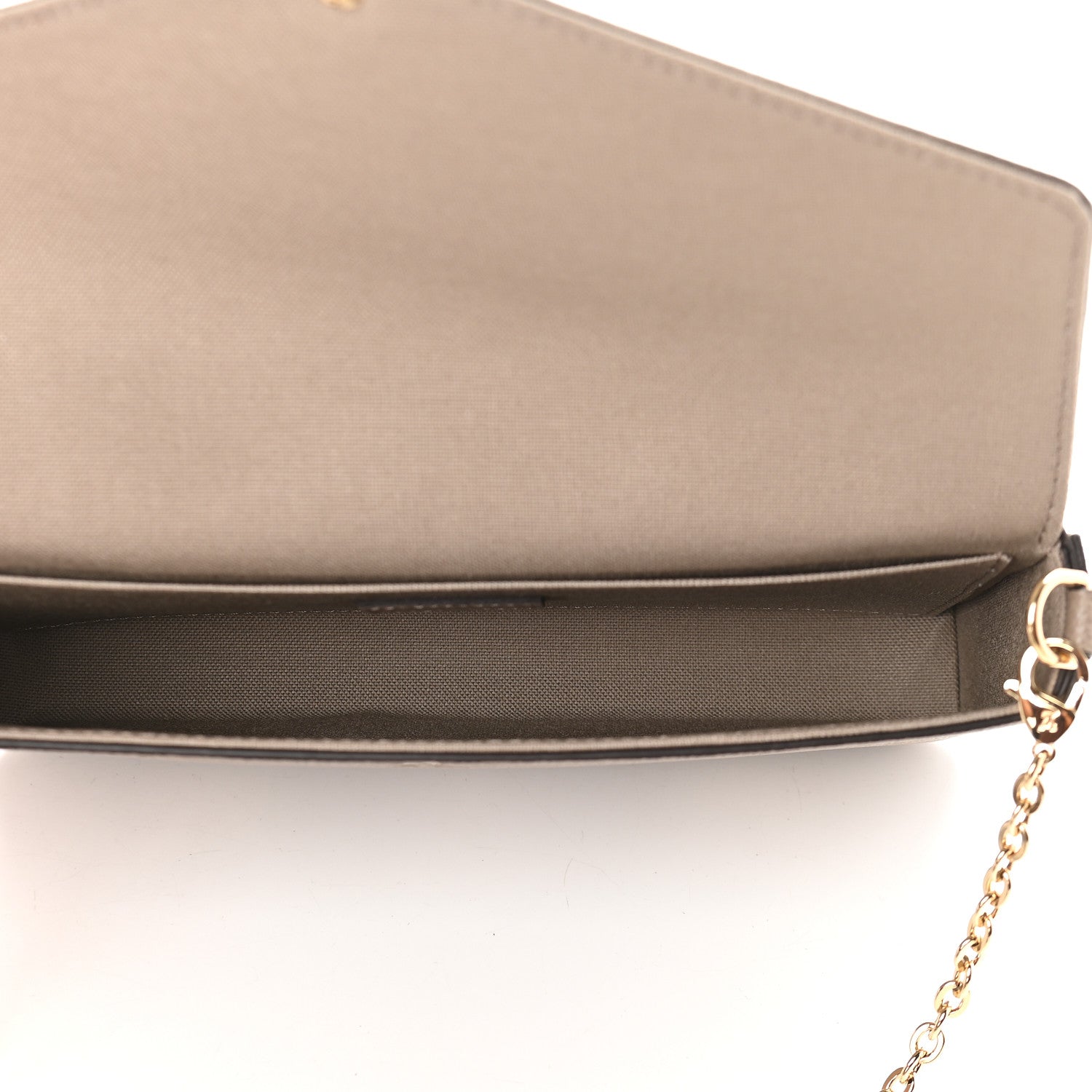 Louis Vuitton Empreinte Monogram Giant Felicie Pochette Tourterelle Creme 6 of 9