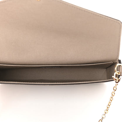 Louis Vuitton Empreinte Monogram Giant Felicie Pochette Tourterelle Creme 6 of 9