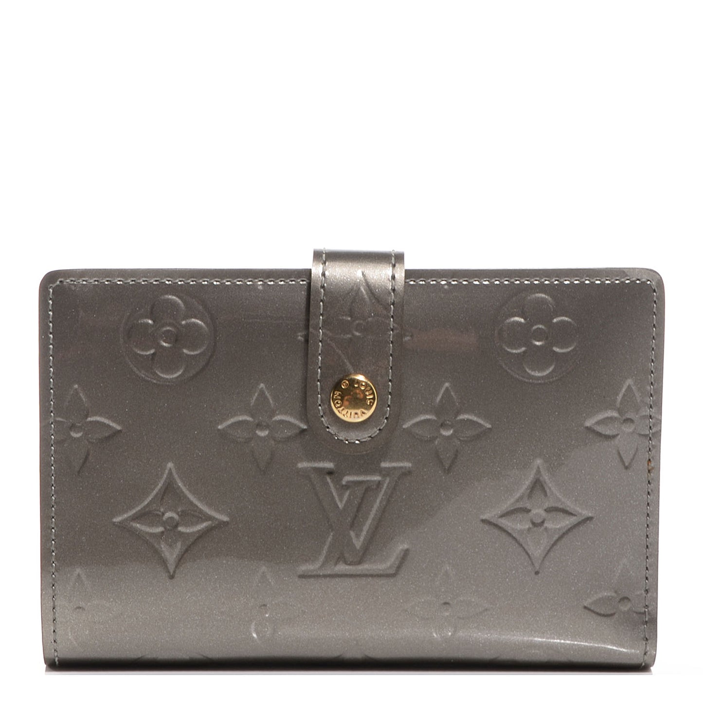Vernis French Purse Wallet Gris Art Deco