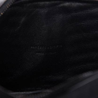 Saint Laurent Grain De Poudre Matelasse Monogram Mini Lou Camera Bag Black 9 of 10