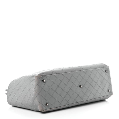 Chanel Grained Calfskin Small CC Pocket Tote Grey 4 of 18