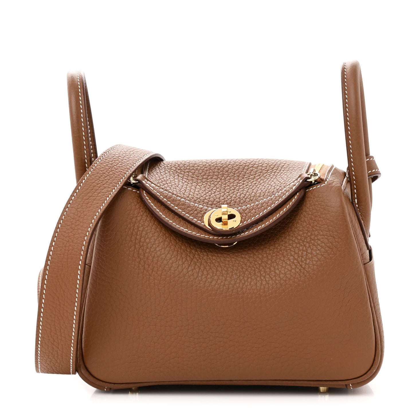 Taurillon Clemence Mini Lindy 20 Gold