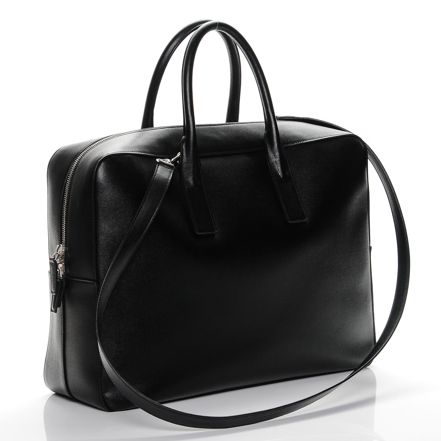 Grain de Poudre Classic Museum Large Briefcase Black