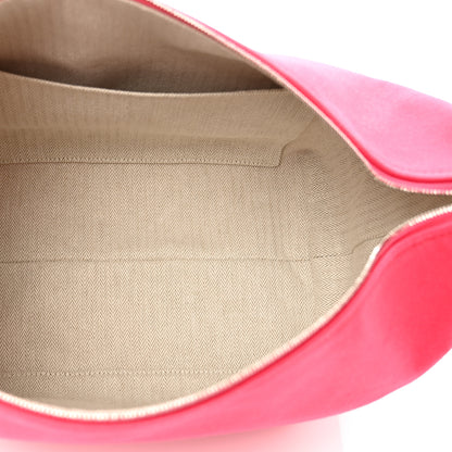 Hermes Canvas Large Bride-A-Brac Pouch Hibiscus 5 of 6