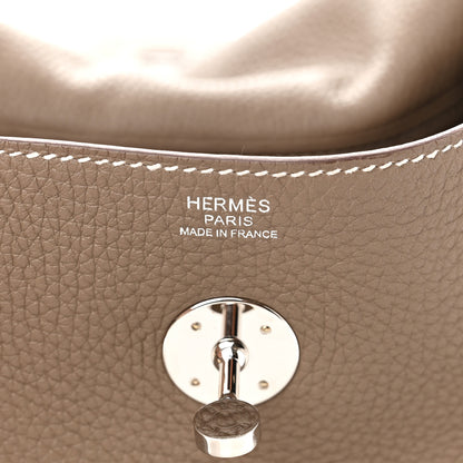 Hermes Taurillon Clemence Lindy 30 Etoupe 6 of 11