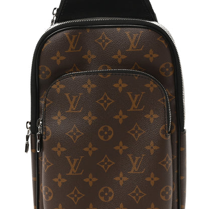 Louis Vuitton Monogram Macassar Avenue Sling Bag NM 7 of 10