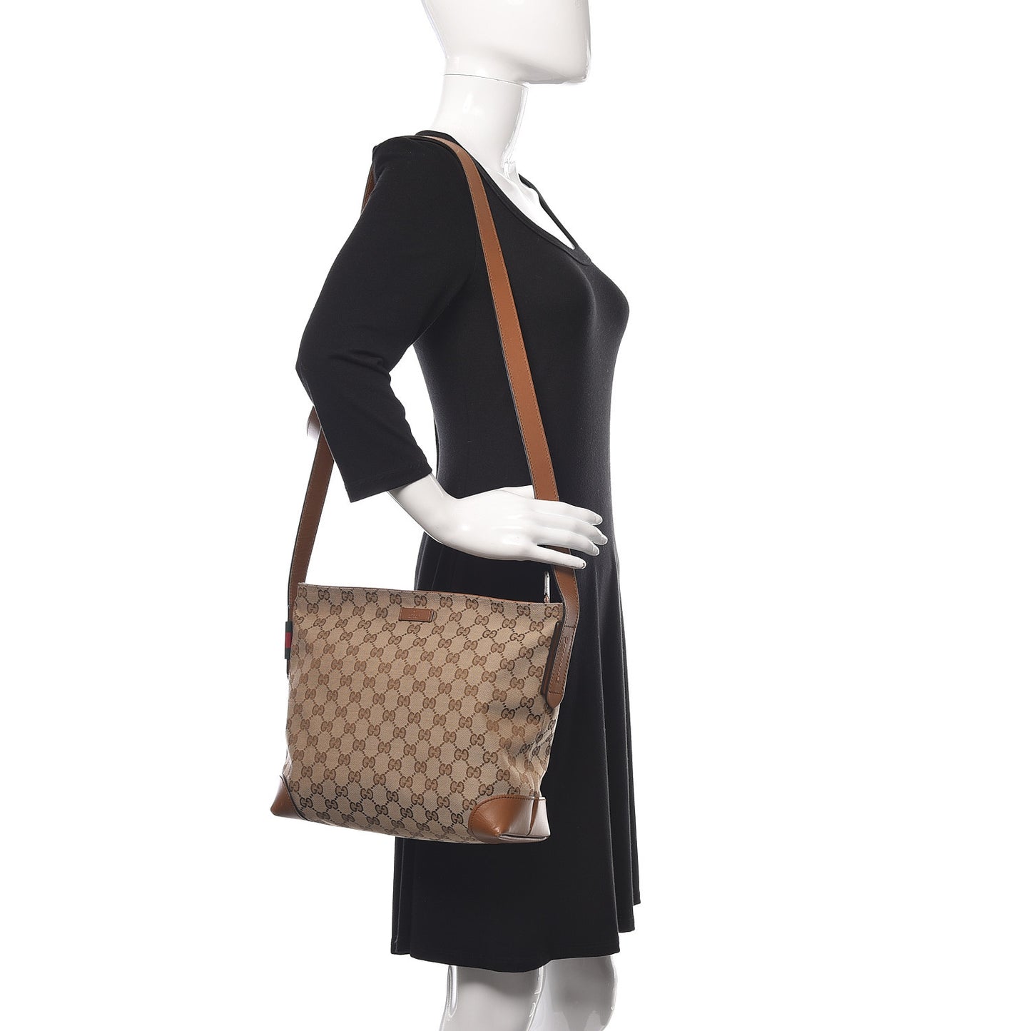 Monogram Messenger Brown