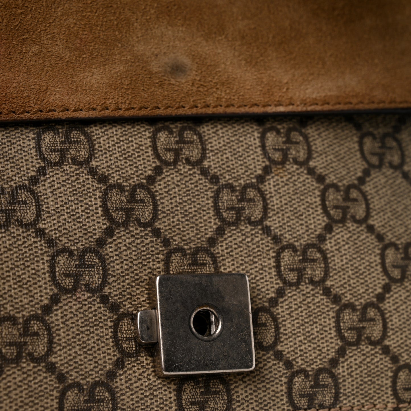 GG Supreme Monogram Mini Dionysus Shoulder Bag Taupe