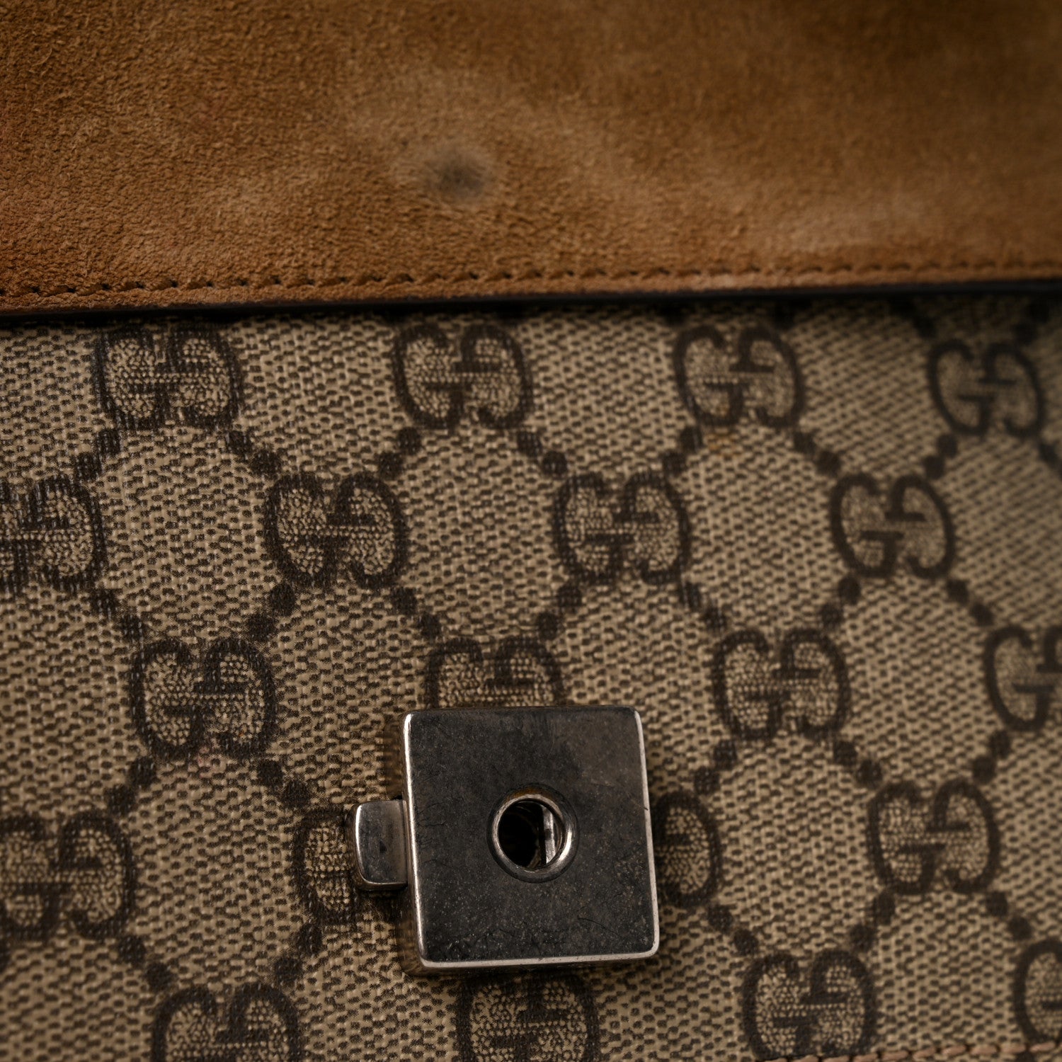 Gucci GG Supreme Monogram Mini Dionysus Shoulder Bag Taupe 11 of 11