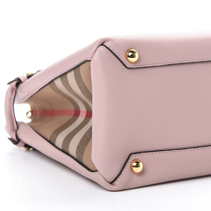 Burberry Grainy Calfskin House Check Medium Banner Tote Pale Orchid 8 of 9