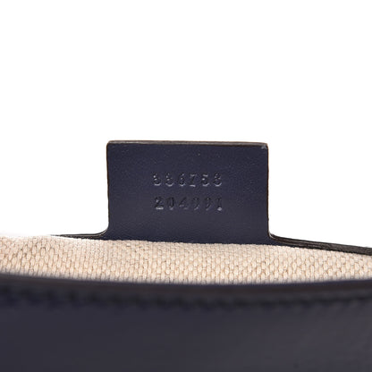 Gucci Soft Patent Medium Soho Clutch Uniform Blue 7 of 12