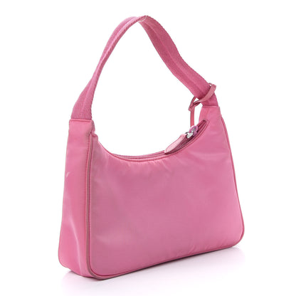 Prada Tessuto Nylon Mini Re-Edition 2000 Bag Begonia 3 of 10