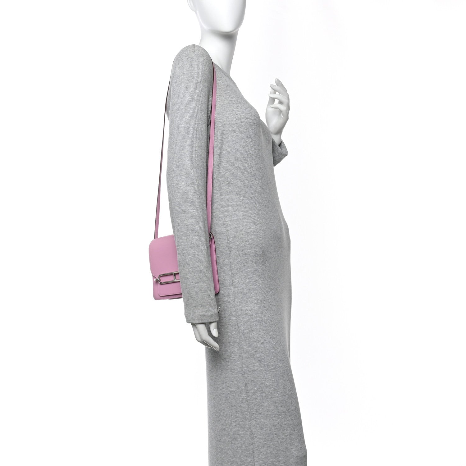 Hermes Swift Mini Sac Roulis Mauve Sylvestre 3 of 13