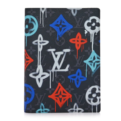 Louis Vuitton Monogram Eclipse LV Graffiti Auguste Notebook Cover Multicolor 1 of 7