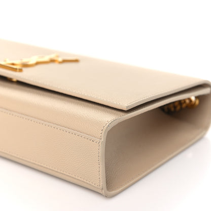 Saint Laurent SAINT LAURENT Grain De Poudre Medium Monogram Kate Satchel Nude Powder 8 of 8
