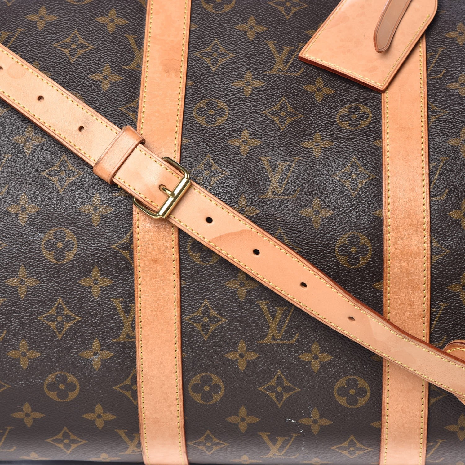 Louis Vuitton Monogram Keepall Bandouliere 55 13 of 16