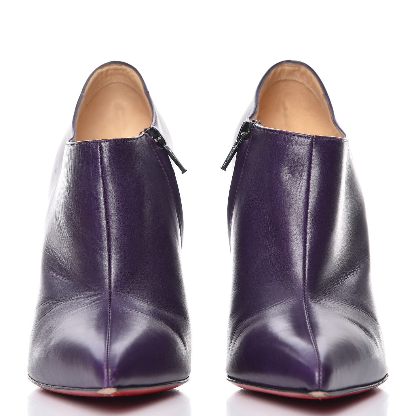 Calfskin Dahlia 100 Ankle Boots 38.5 Black