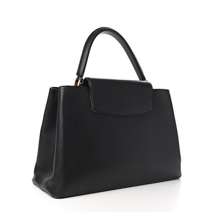 Louis Vuitton Taurillon Capucines GM Black 2 of 12