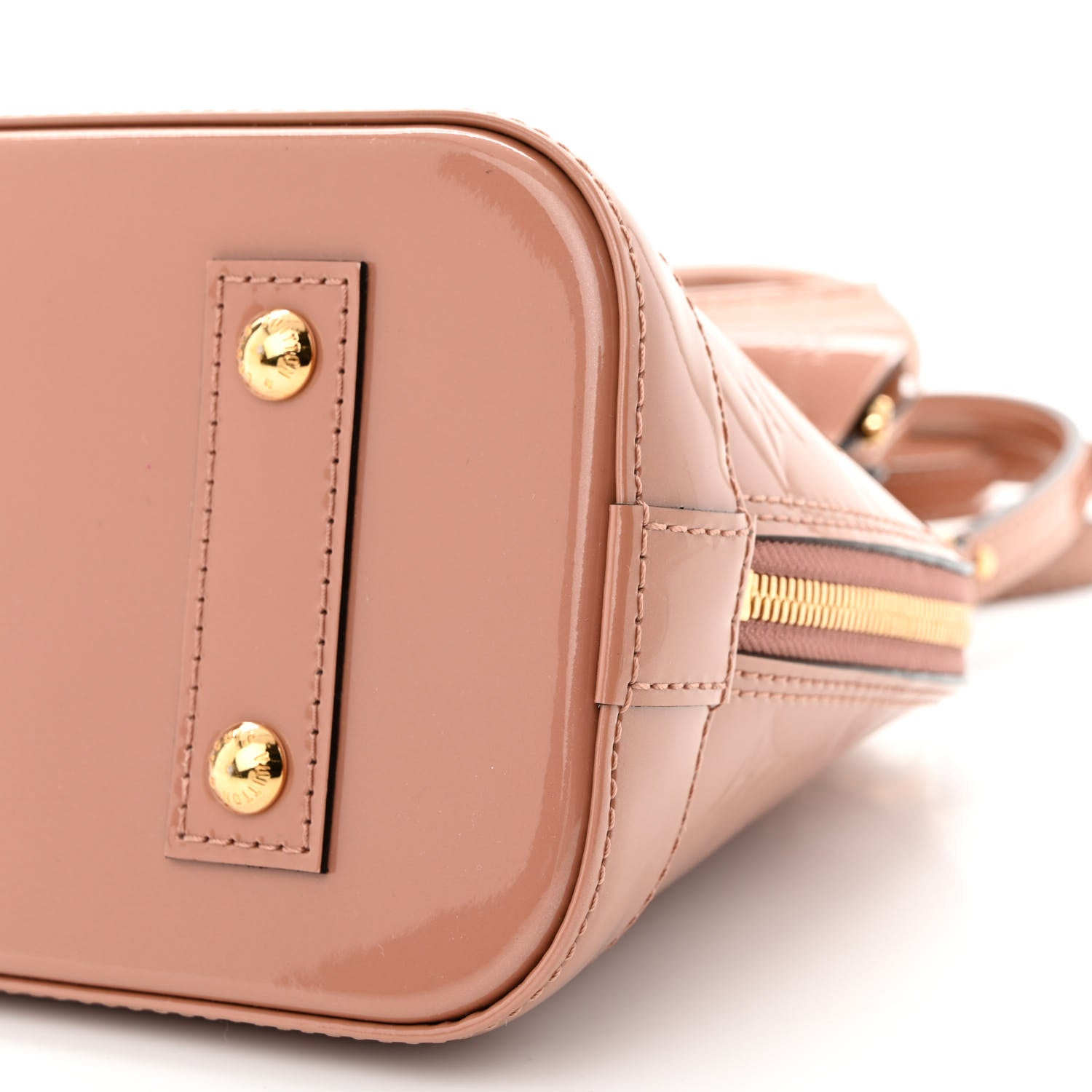 Louis Vuitton Vernis Alma BB Rose Velours 10 of 12