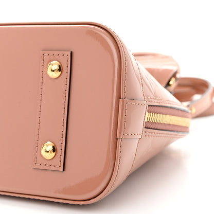 Louis Vuitton Vernis Alma BB Rose Velours 10 of 12