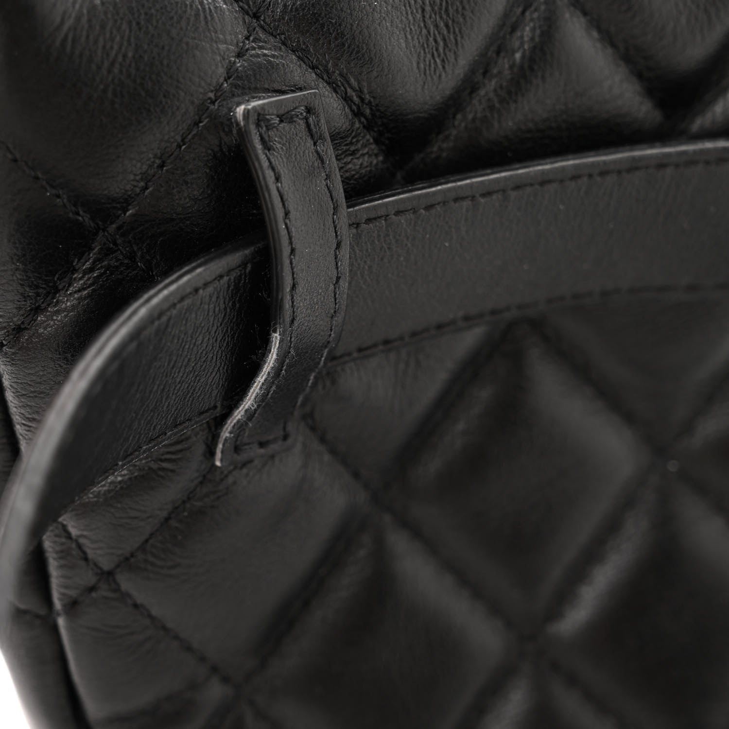 Chanel Calfskin Quilted Waist Belt Bag Black 11 of 15