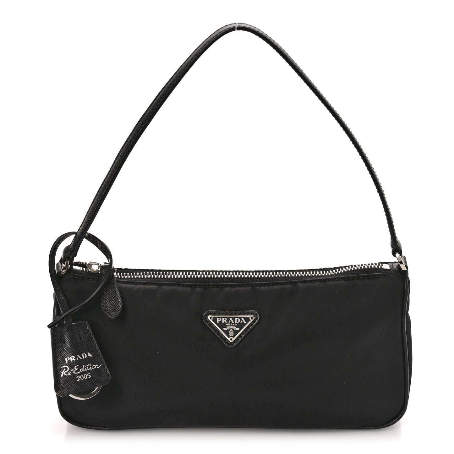 Nylon Saffiano Mini Re-Edition 2005 Bag Black