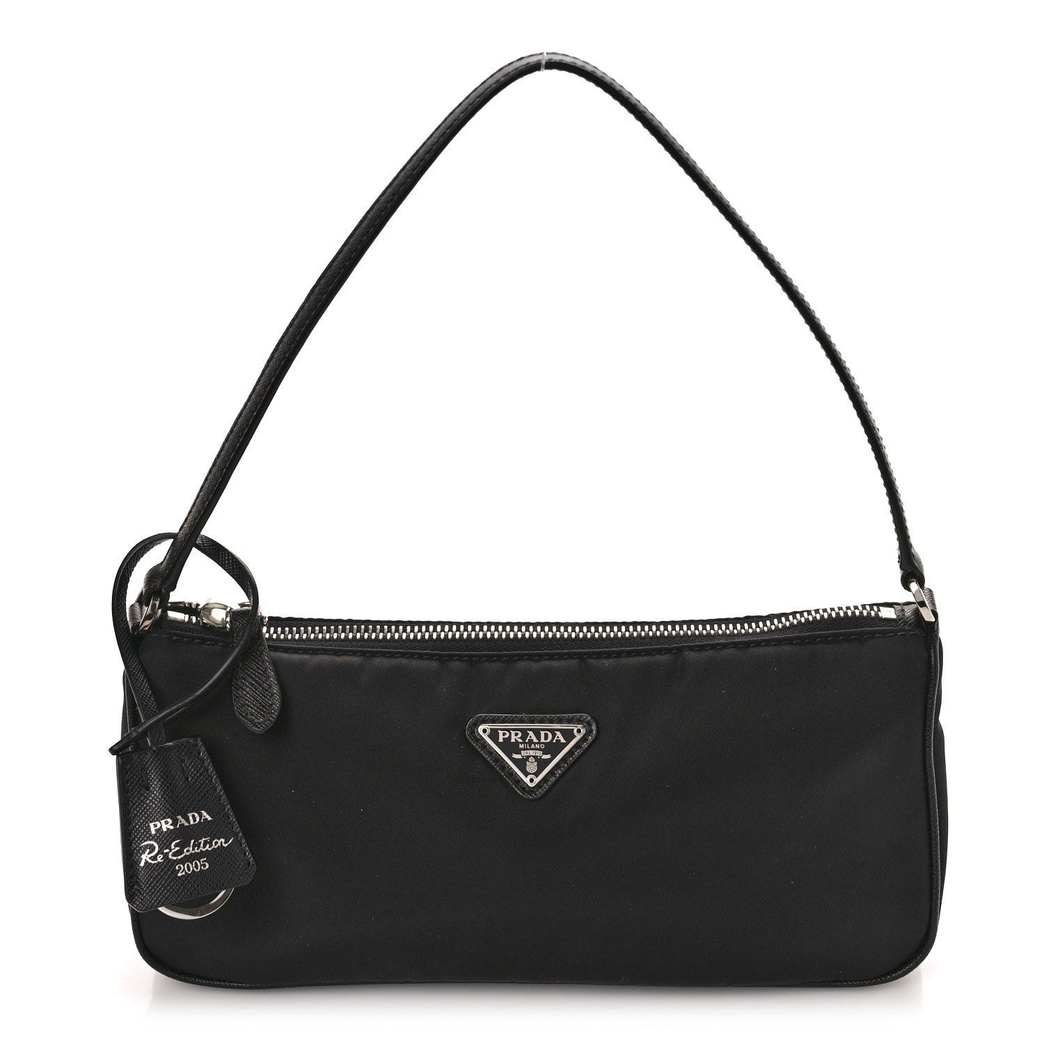 Prada Nylon Saffiano Mini Re-Edition 2005 Bag Black 1 of 10