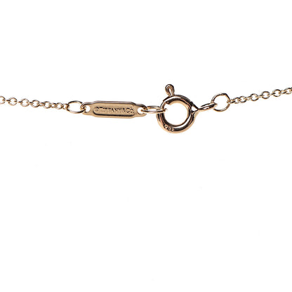 Tiffany 18K Yellow Gold Diamond Small Cross Pendant Necklace 5 of 6