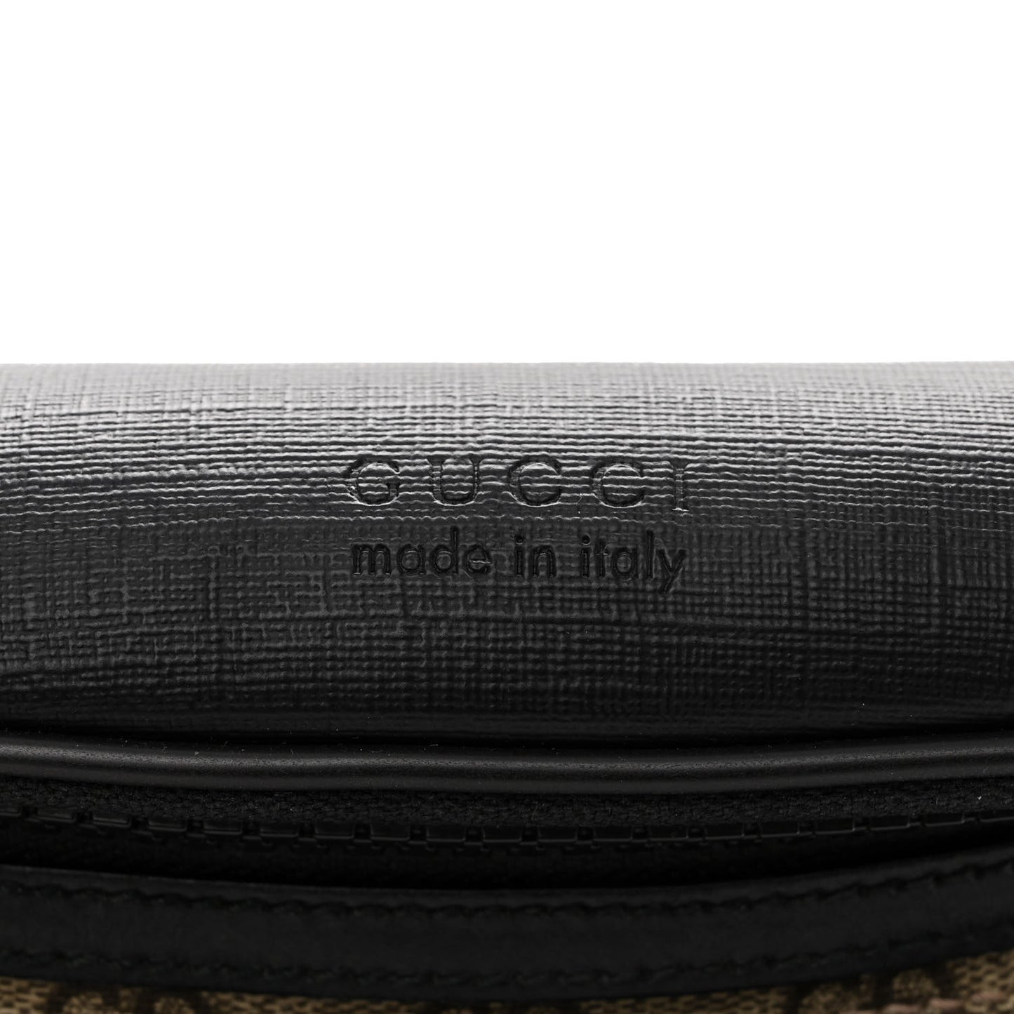 GG Supreme Monogram Belt Bag Black