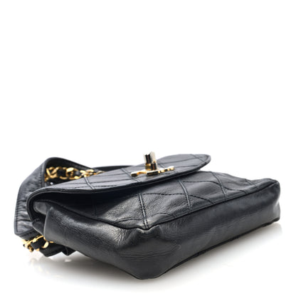 Chanel Calfskin Quilted Flap Waist Belt Bag Black 4 of 9