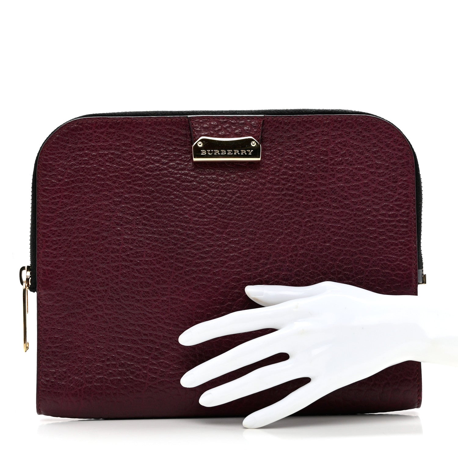 Burberry Heritage Grain Pouch Red 2 of 7