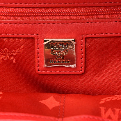 MCM Visetos Medium Sprinkle Stud Stark Backpack Corail 6 of 9