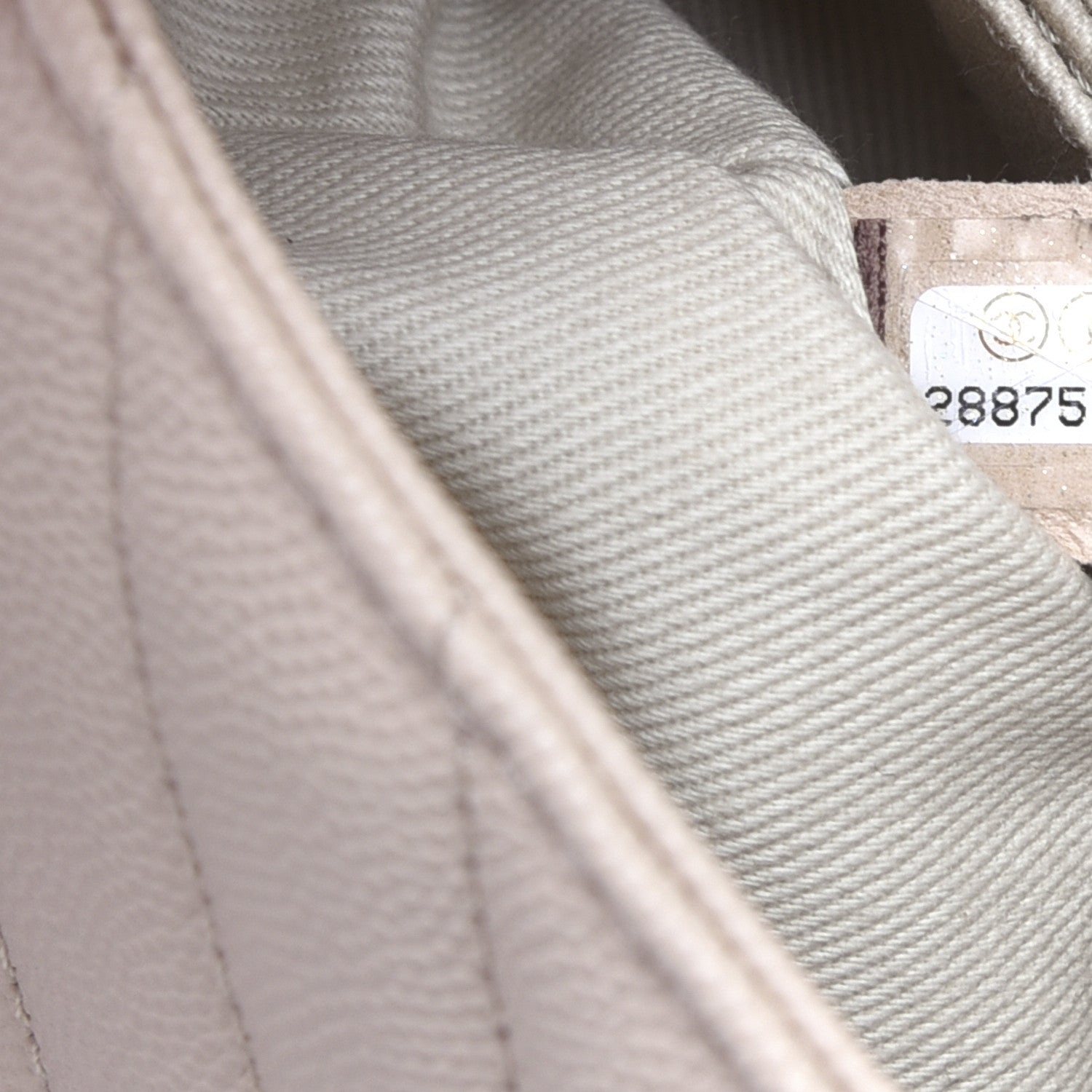 Chanel Caviar Lizard Chevron Quilted Mini Coco Handle Flap Ivory 9 of 17