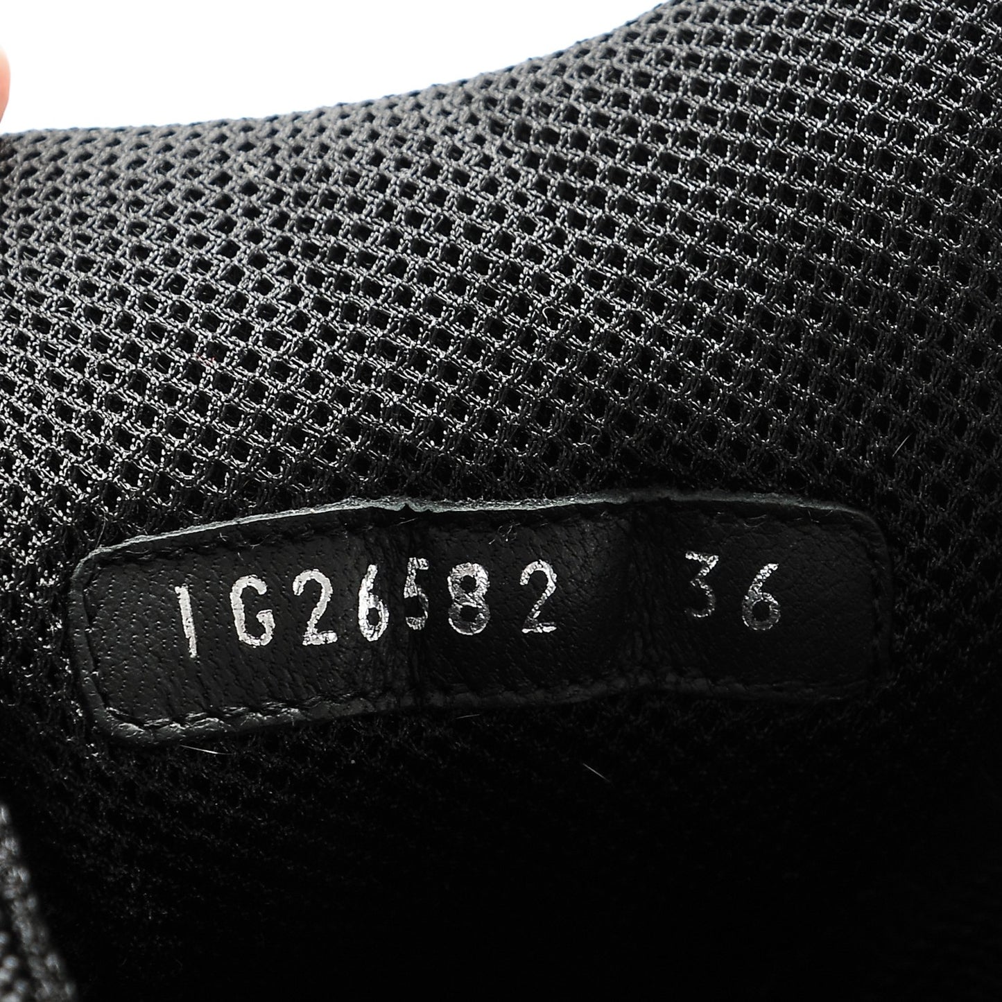 Suede Calfskin CC Sneakers 36 Black