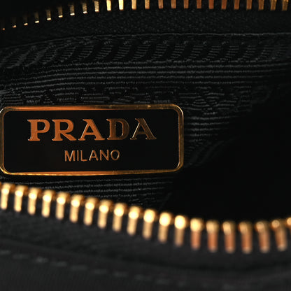 Prada Tessuto Nylon Vela Saffiano Wristlet Black 6 of 12