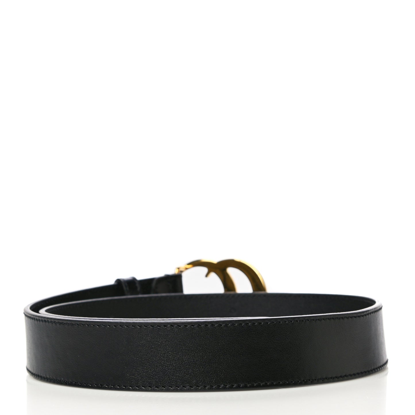 Plutone Calfskin Double G 30mm Belt 70 28 Black