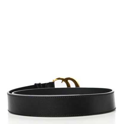 Gucci Plutone Calfskin Double G 30mm Belt 70 28 Black 2 of 9