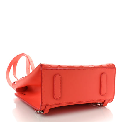 MCM Calfskin Ottomar Monogram Essential Small Backpack Hot Coral 4 of 9