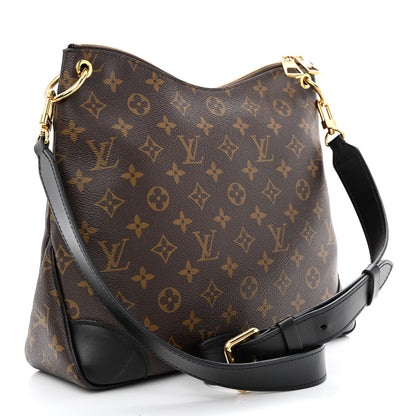 Louis Vuitton Monogram Odeon MM Black 3 of 11