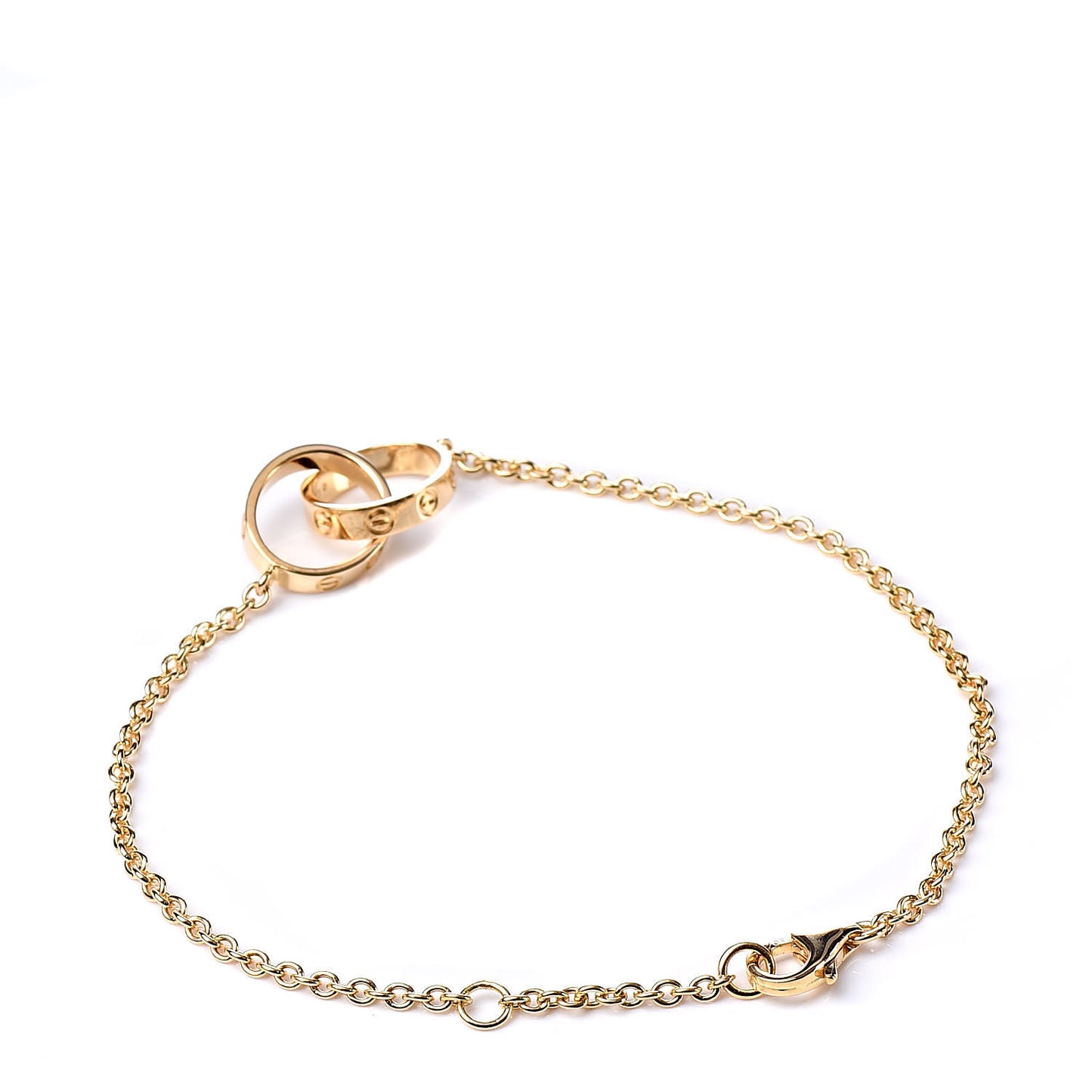18K Yellow Gold Interlocking LOVE Bracelet