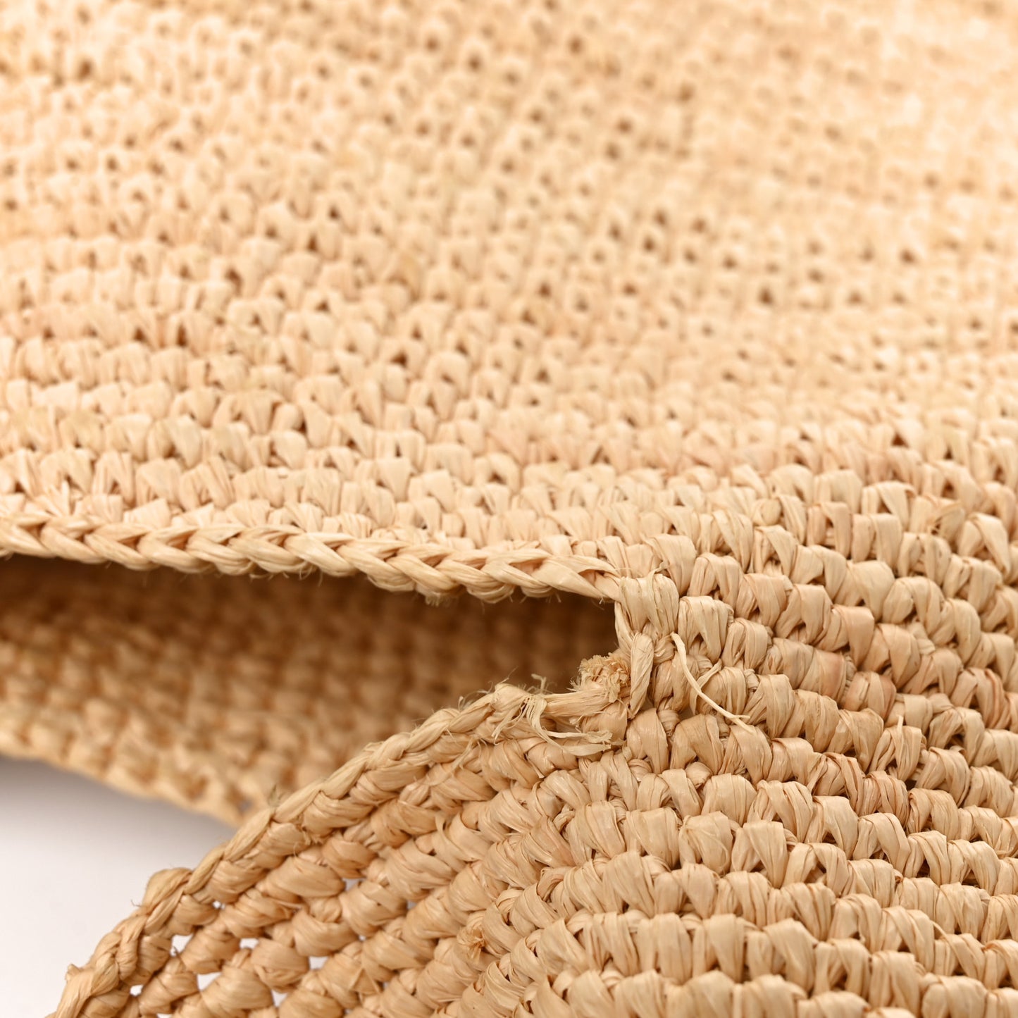 Raffia Paula's Ibiza Slit Tote Bag Natural Tan