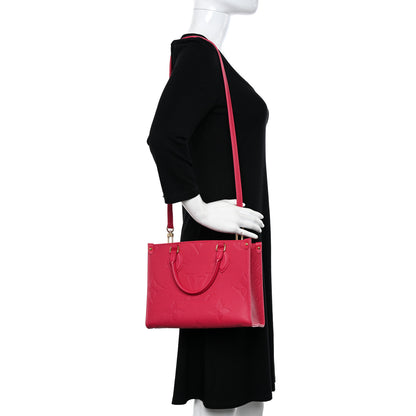Louis Vuitton Empreinte Monogram Giant Onthego PM Freesia 2 of 11