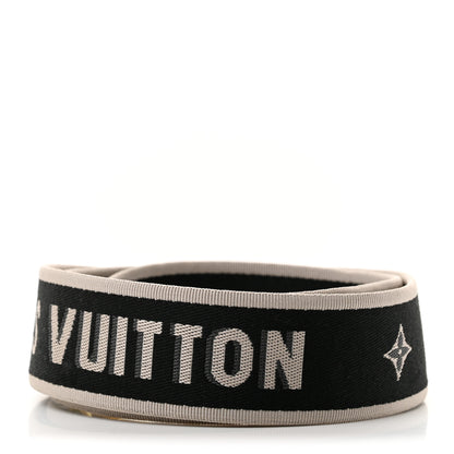 Louis Vuitton Jacquard Diane Shoulder Strap Black Ivory 2 of 3
