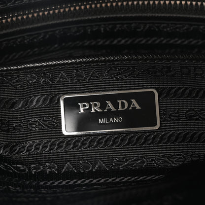 Prada Nylon Tessuto Impuntu Quilted Shoulder Bag Black 6 of 9