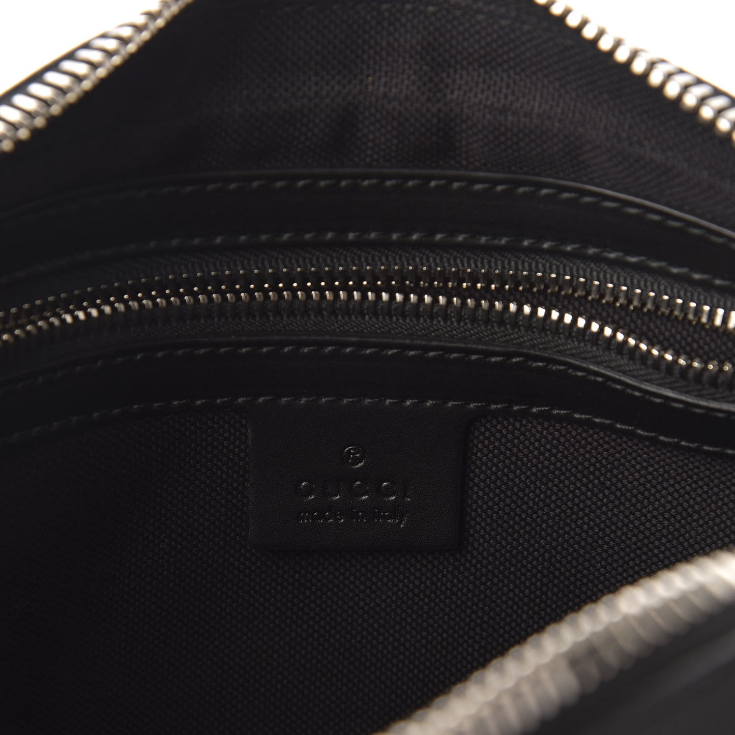 Soft GG Supreme Monogram Web Belt Bag Black Grey